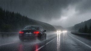 Езда в ливень: главные правила безопасности в Оленегорске - start-avto51.ru | фото