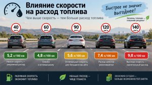Влияние скорости на расход топлива: физика и практика в Оленегорске - start-avto51.ru | фото